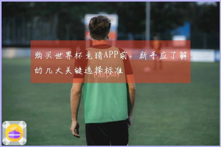 购买世界杯竞猜APP前，新手应了解的几大关键选择标准